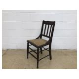 Mahogany Upholstered Seat Side Chair