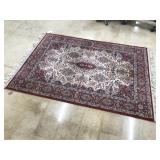 Oriental Style Rug w/ Fringe Border