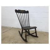 Paint Decorated Rocking Chair