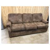 Suede Upholstered Sofa
