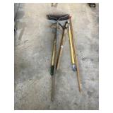 Log Roller, Spade Shovel, Rake, Handles