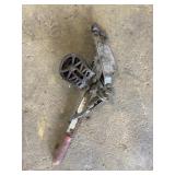 Come Along and Antique Iron Pulley