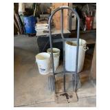 Metal Hand Truck with Pneumatic Tires