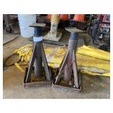 Pair of Metal Adjustable Jack Stands