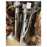 Pair of Metal Folding Saw Horses