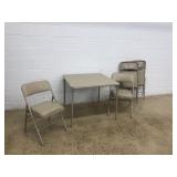 5pc Card Table & Chair Set