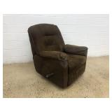 Brown Upholstered Reclining Chair