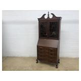 Mahogany Governor Winthrop Bookcase Top Desk