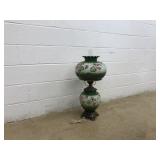 Hand-painted Gone with the Wind Style Parlor Lamp