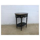 Oval Paint Decorated Parlor Table
