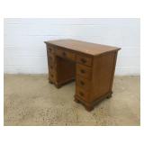 Double Pedestal Wooden Desk