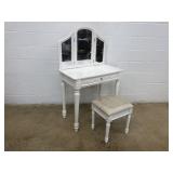White Painted Vanity