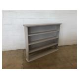 Light Gray Painted Wooden Bookshelf