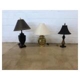 (3) Table Lamps
