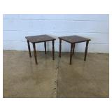 Pair of Wooden Tables