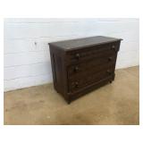 Softwood 3-Drawer Cottage Dresser