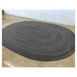 Large Oval Braided Rug