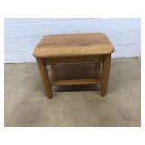 Oak End Table