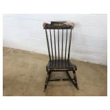 Painted Stenciled Rocker