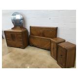 4 Pc. Waterfall Bedroom Suit