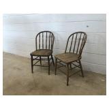 (2) Spindle Back Side Chairs