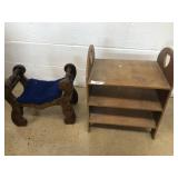 Stool & Bookshelf