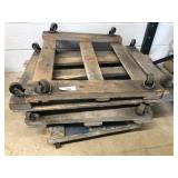 (5) Wooden Furniture Dollies