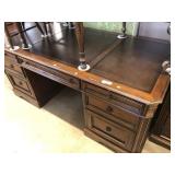 Hooker Double Pedestal Desk