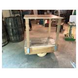 Homemade Wooden Rolling Cart