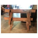 Pair of Wooden Heavy Duty Saw Horses