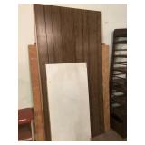Plywood and 2 Full Sheets of Paneling