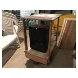 Homemade Rolling Wooden Cart