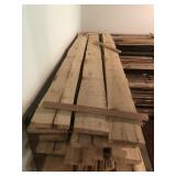 12 Pieces of 4 Quarter Rough Cut Hickory Board