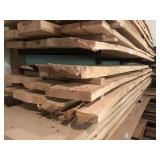 8 Pieces of 4 Quarter Rough Cut Hickory Board