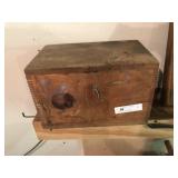 Antique Finger Jointed Box with Lid