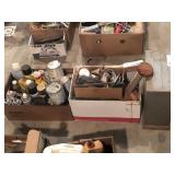 (3) Box Lots- Sprays, Varnishes, Organizer, Etc.