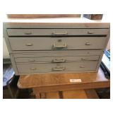 4 Drawer Metal Cabinet with Slide Out Drawers
