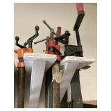 (4) Wood Pipe Clamps