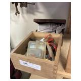 Small Spring Clamps, Hardware, Cigar Box, Etc.