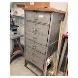Industrial Metal Stacking 6 Drawer Cabinet
