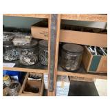 Nuts, Bolts, Hardware, Rivet Gun on Shelf