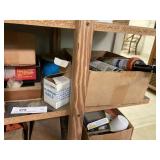 Nails, Caulking Gun, Hardware on Shelf