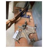 Hand Saws and 2 Corner Miter Boxes