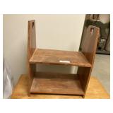 Homemade Hardwood Bookshelf