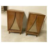 (2) Mid Century Modern Speakers