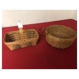 (2) Longaberger Basket