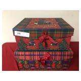 Christmas Gift Boxes with Ornaments