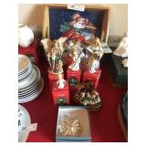 Christmas Items and Angels- Sants, Snowmen, Etc