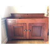 Antique Dry Sink with 2 Lower Raised Panel Doors