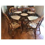 5 Piece Rattan Dinette Set